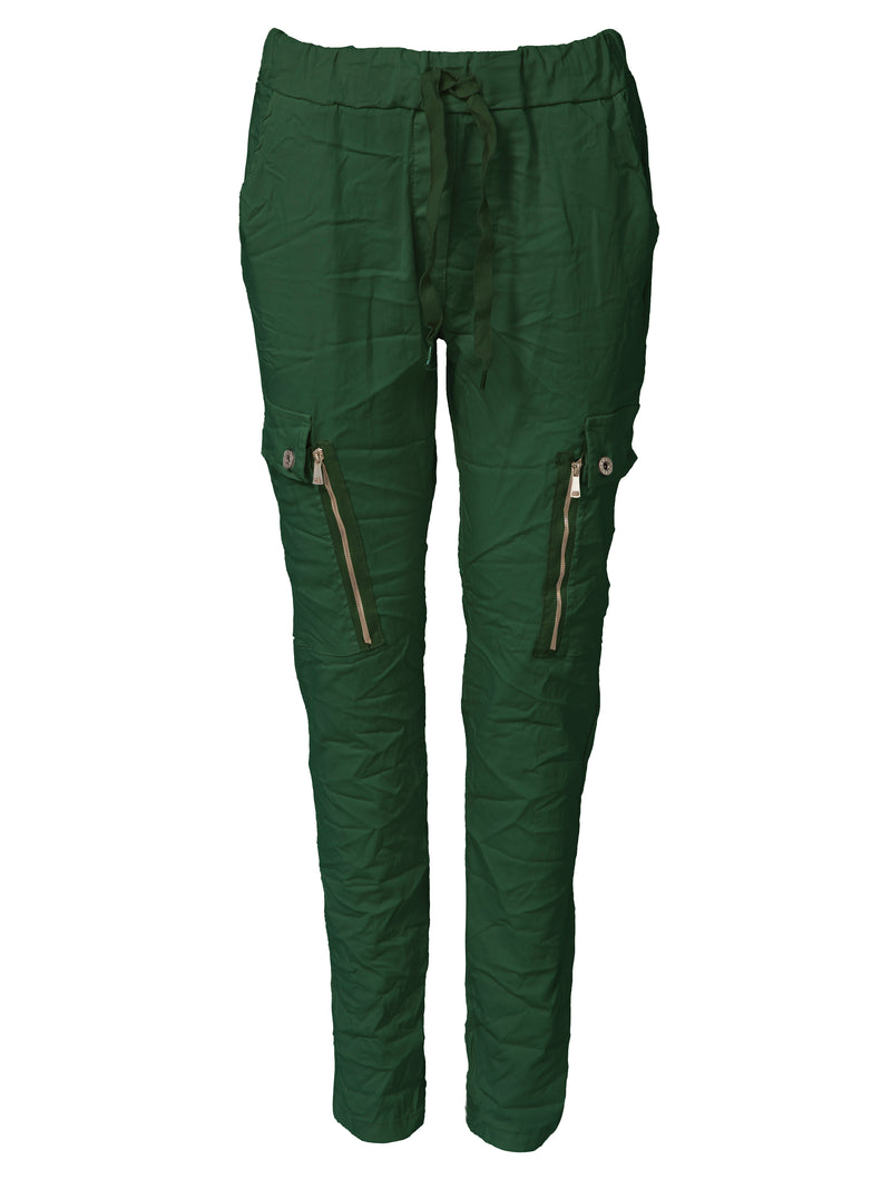 NÜ CARMEN cargo broek Broeken 358 Green Absolute