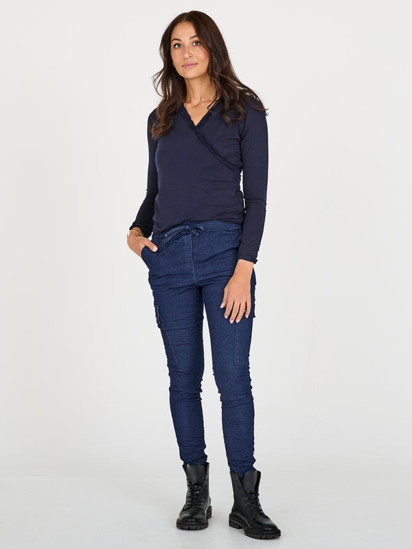 NÜ CARMEN denim broek Trousers 486 Denim