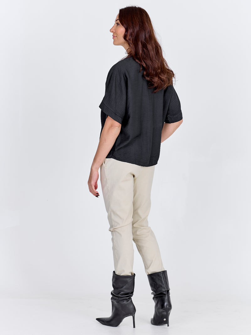 NÜ CARMEN effen broek Broeken 125 Seasand