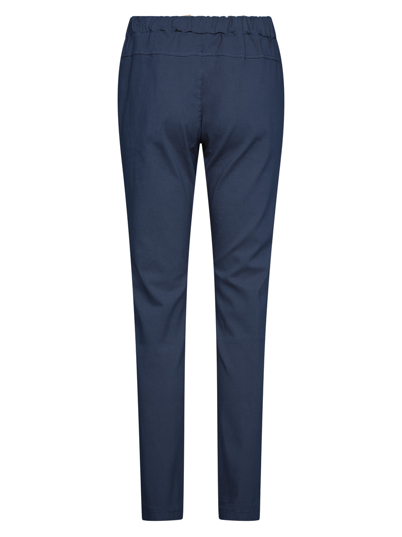 NÜ CARMEN effen broek Broeken 476 Navy