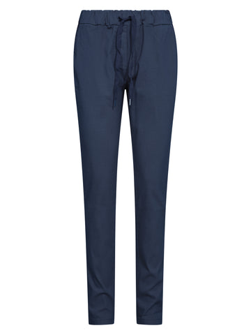 NÜ CARMEN effen broek Broeken 476 Navy