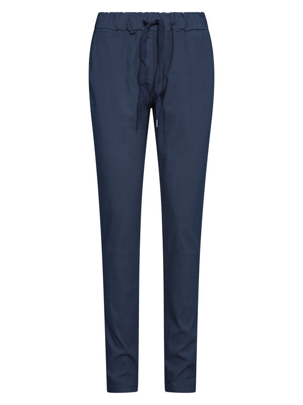 NÜ CARMEN effen broek Broeken 476 Navy