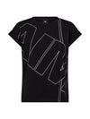 NÜ CATHLIN T-shirt Tops en t-shirts Zwart