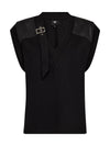 NÜ CELINE Blouse Blouses Zwart