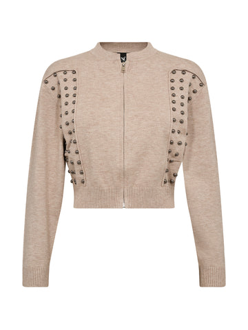 NÜ CHARLIE Vest breiwerk Vest 125 Seasand mix