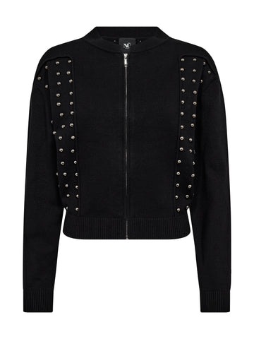 NÜ CHARLIE Vest breiwerk Vest Zwart mix