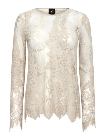 NÜ CHARLOTTE Top Blouses 112 Bone