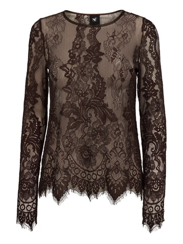 NÜ CHARLOTTE Top Blouses 289 Brown