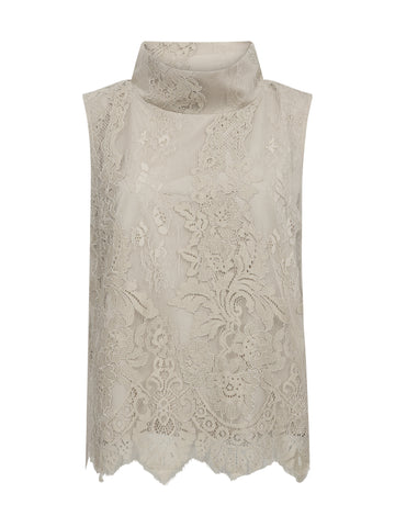 NÜ CHARLOTTE Top Tops en t-shirts 112 Bone