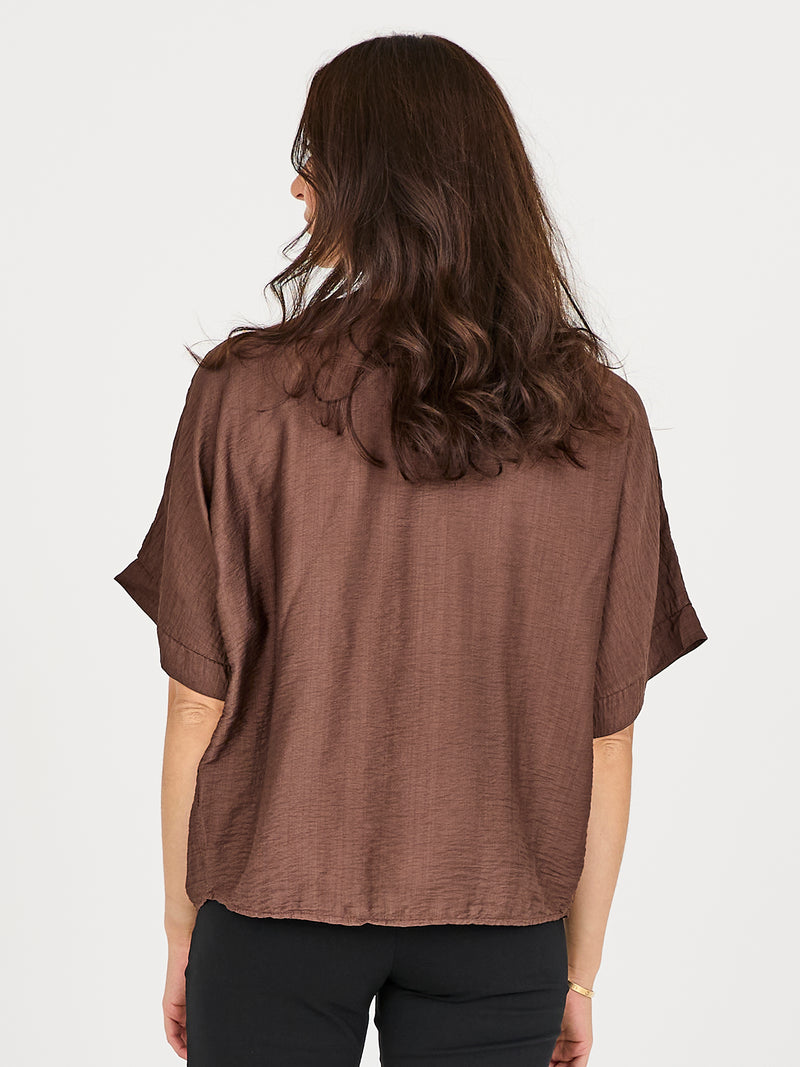 NÜ CINDA blouse Tops en t-shirts 289 Brown