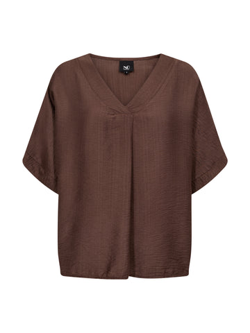 NÜ CINDA blouse Tops en t-shirts 289 Brown