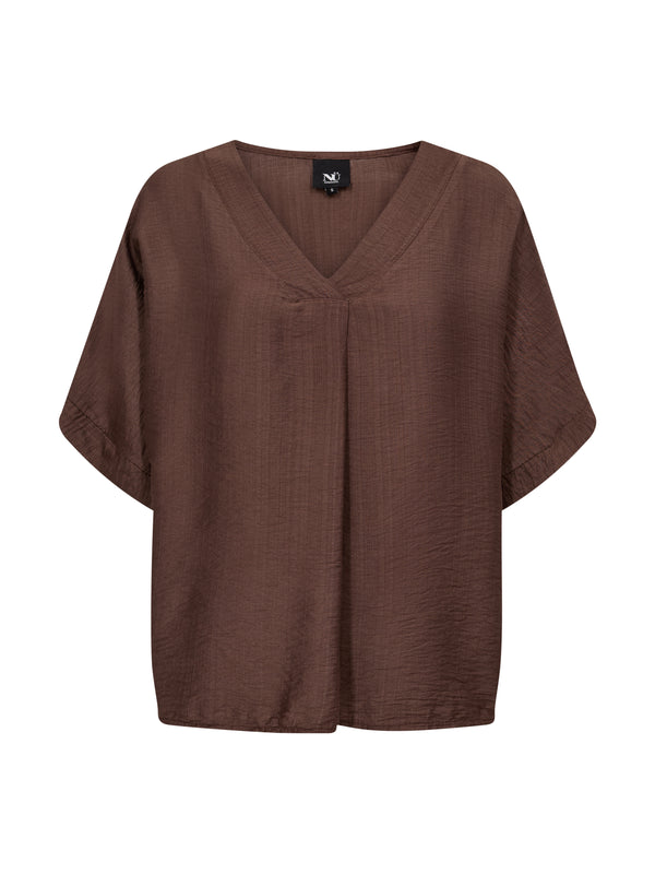NÜ CINDA blouse Tops en t-shirts 289 Brown