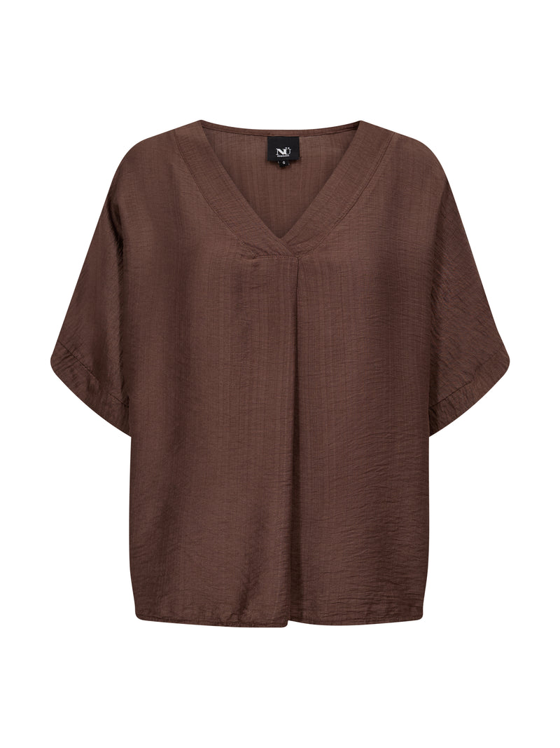 NÜ CINDA blouse Tops en t-shirts 289 Brown