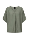 NÜ CINDA blouse Tops en t-shirts 393 Army