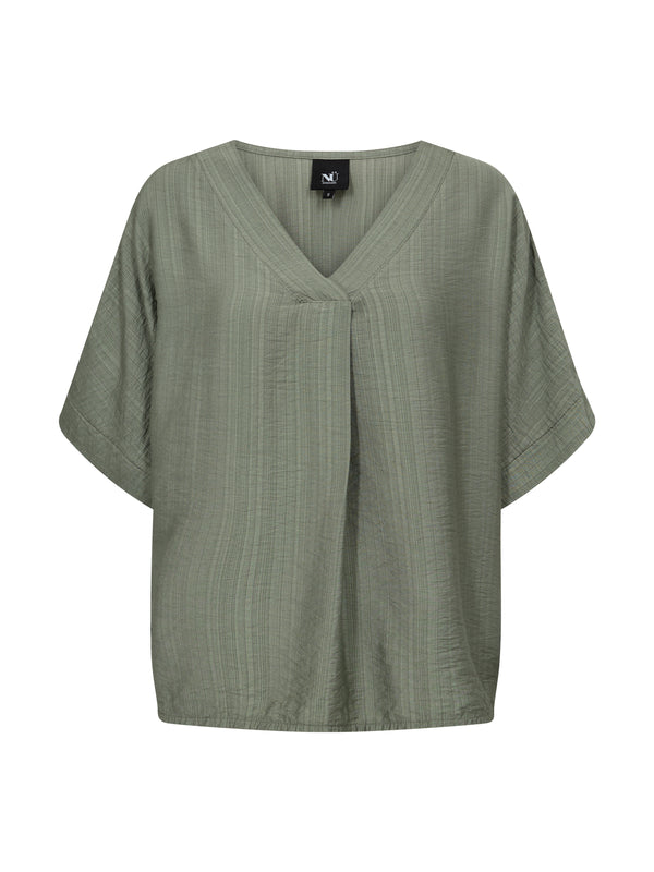NÜ CINDA blouse Tops en t-shirts 393 Army