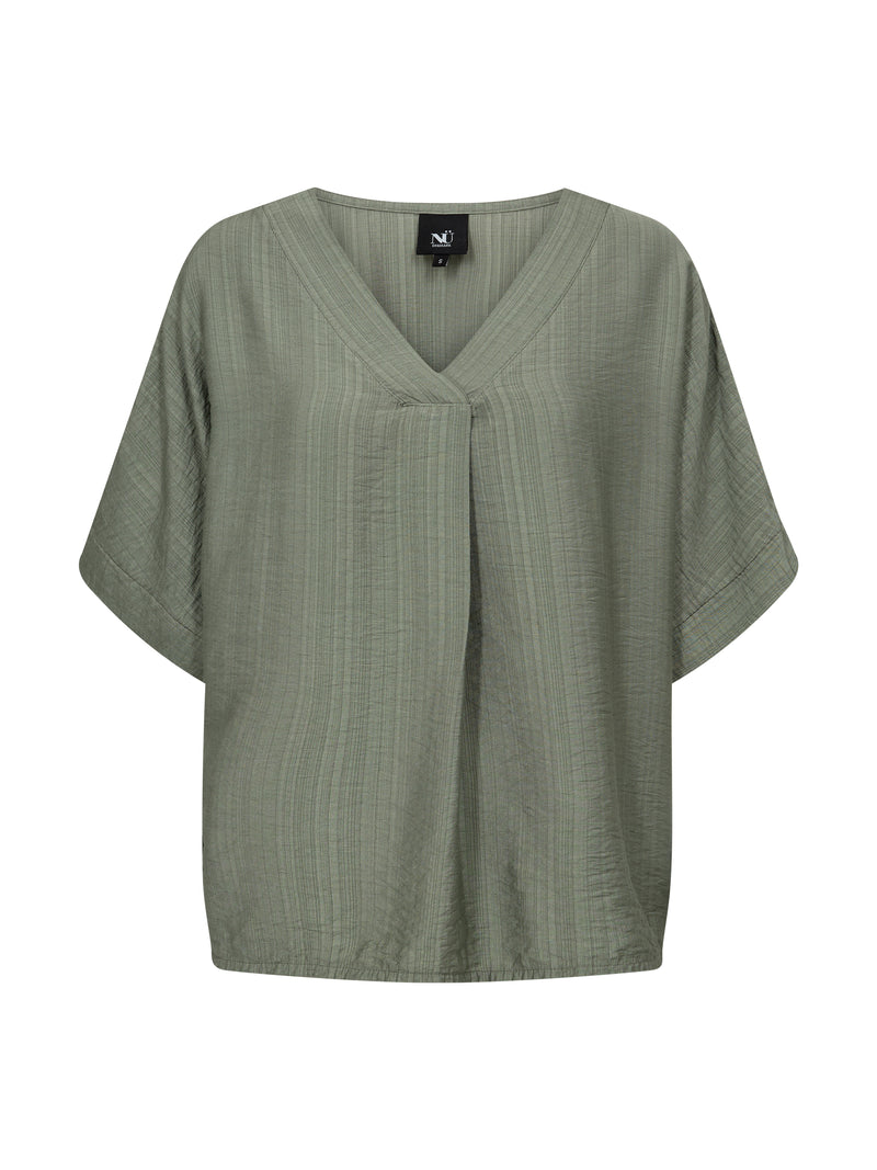 NÜ CINDA blouse Tops en t-shirts 393 Army
