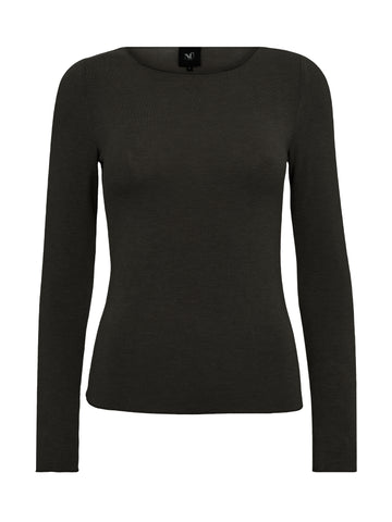 NÜ CLAY T-shirt Tops en t-shirts Zwart