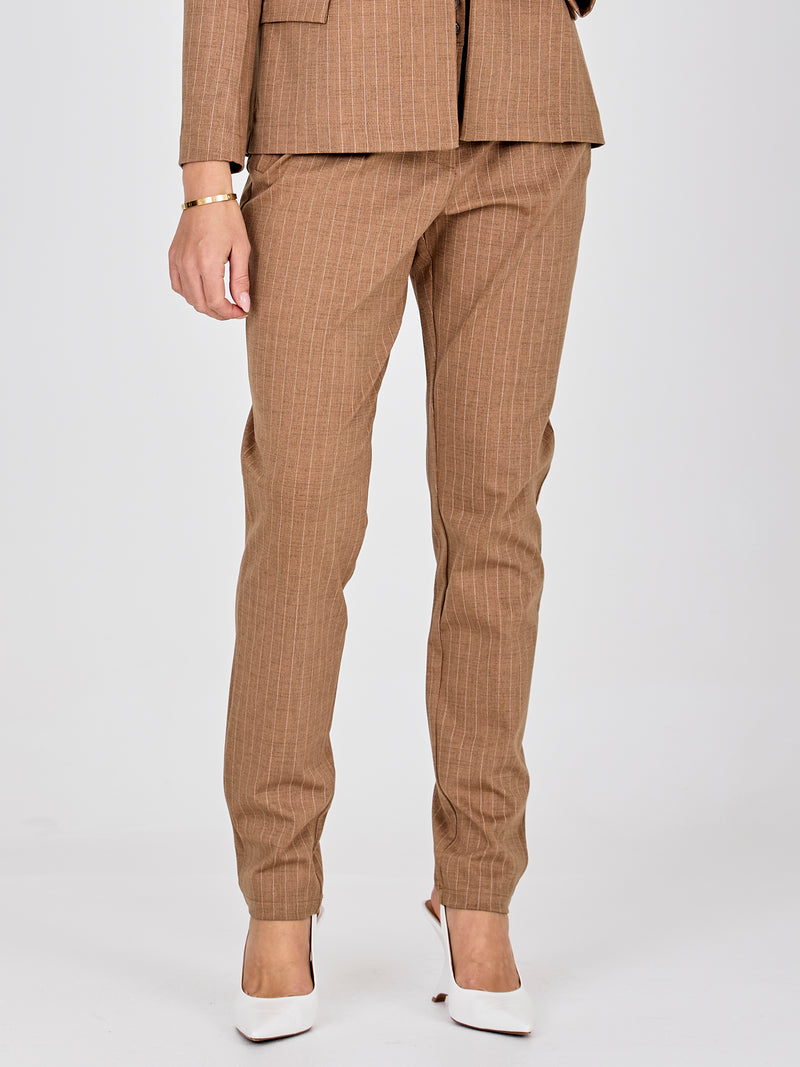 NÜ COMMY trousers Broeken 294 Dark Earth mix