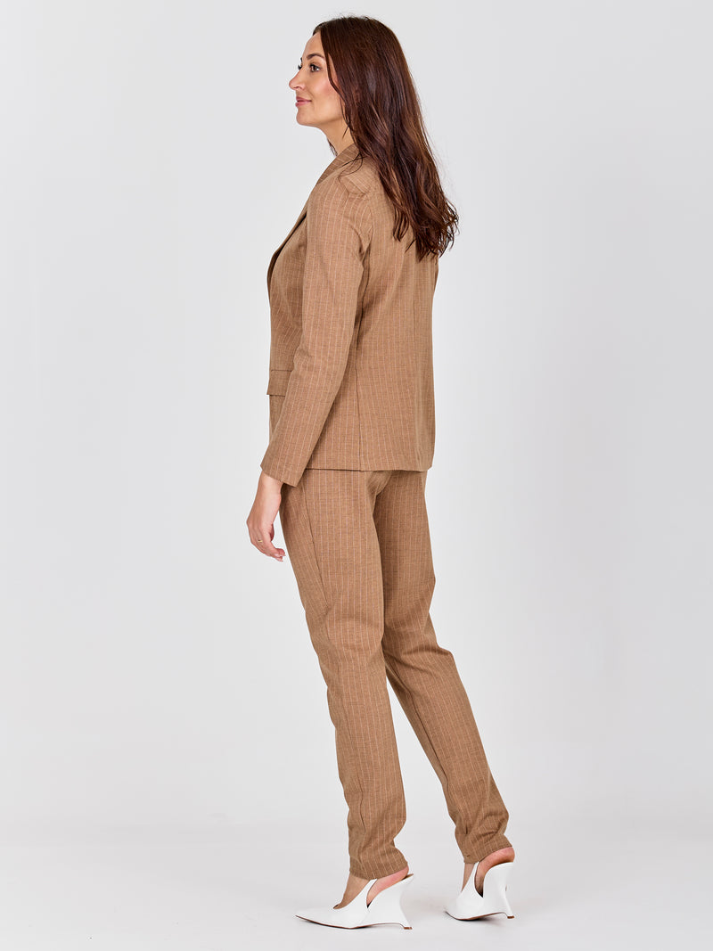 NÜ COMMY trousers Broeken 294 Dark Earth mix