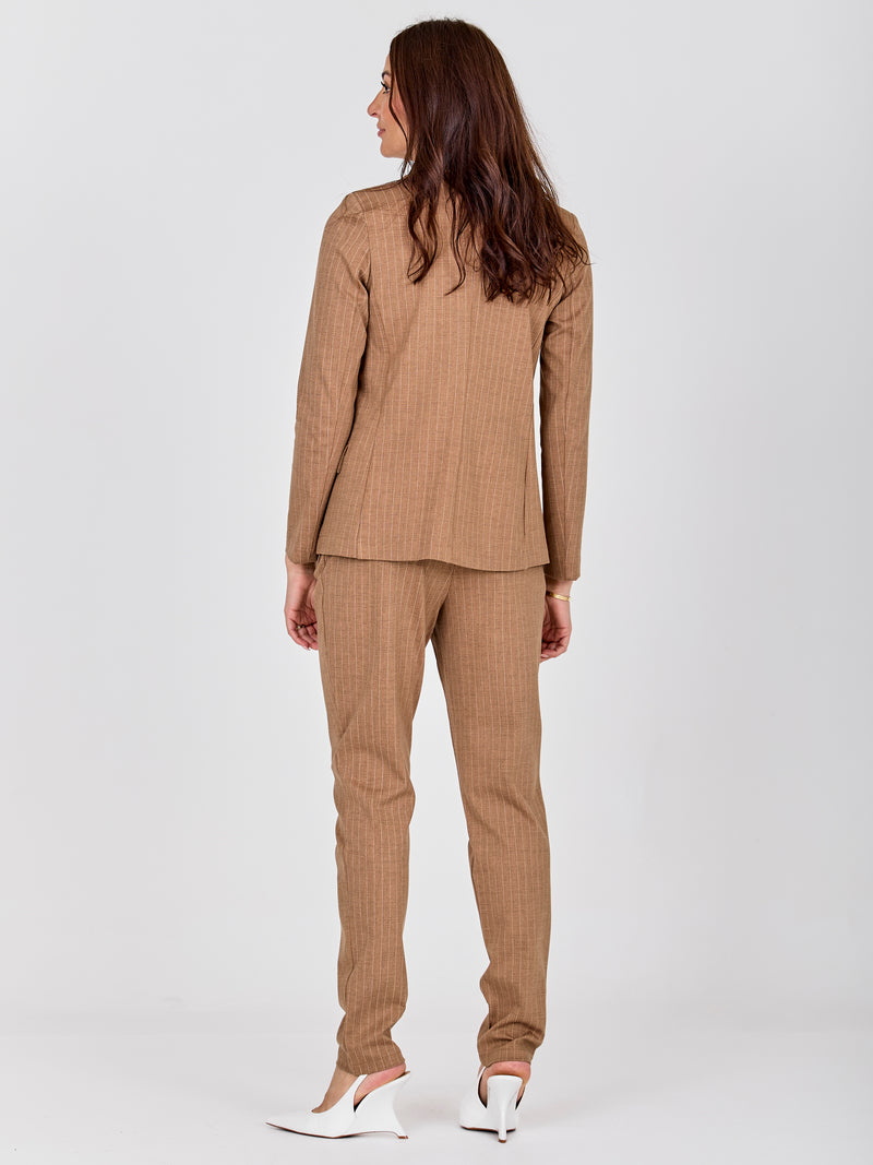 NÜ COMMY trousers Broeken 294 Dark Earth mix