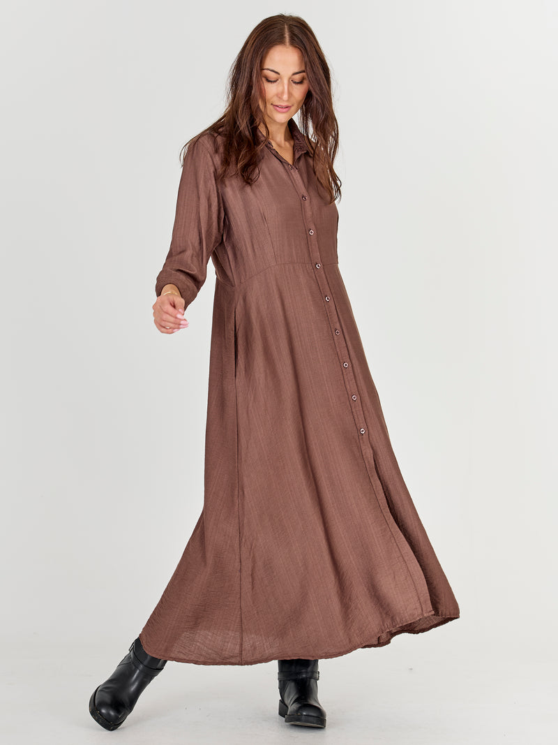 NÜ Caitlin Tunic Dress Jurken 289 Brown