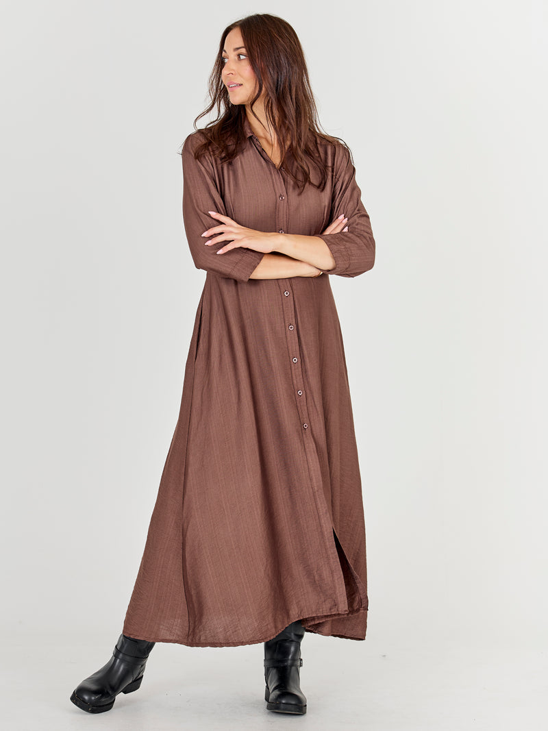 NÜ Caitlin Tunic Dress Jurken 289 Brown