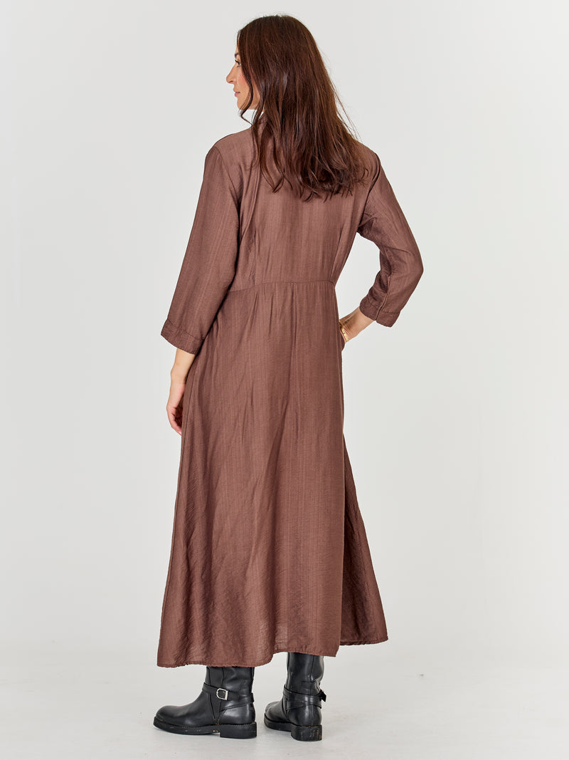 NÜ Caitlin Tunic Dress Jurken 289 Brown