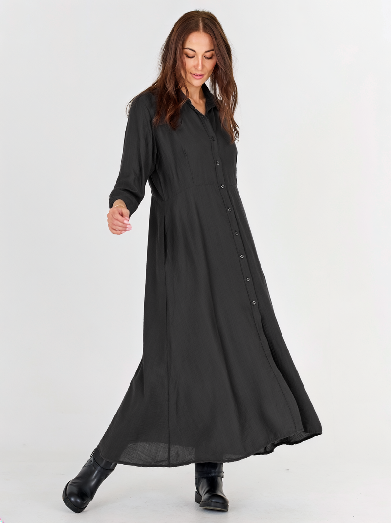 NÜ Caitlin Tunic Dress Jurken Zwart