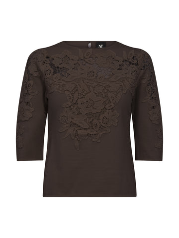 NÜ DAC Blouse gebreid Blouses 289 Brown