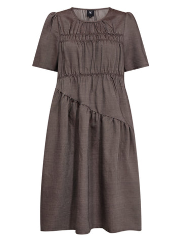 NÜ DAHLIA Jurk Jurken 289 Brown