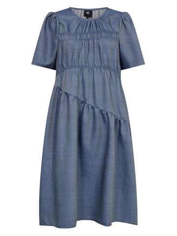 NÜ DAHLIA Jurk Jurken 401 Blue