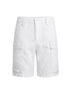 NÜ Dai Linnen shorts Shorts Wit