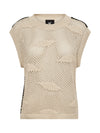 NÜ DEA Top gebreid Tops en t-shirts 112 Bone