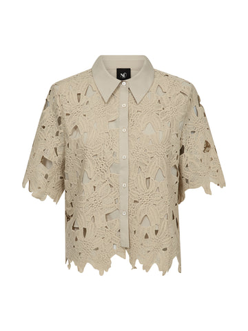 NÜ DECIA Kantenshirt Overhemden 112 Bone
