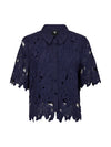 NÜ DECIA Kantenshirt Overhemden 476 Navy