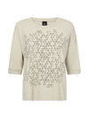 NÜ DELIN T-shirt Tops en t-shirts 112 Bone