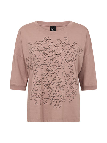 NÜ DELIN T-shirt Tops en t-shirts 608 Rose