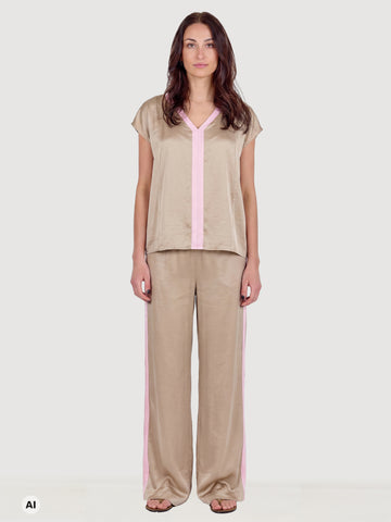 NÜ DIEM Top Tops en t-shirts 635 Pink mix
