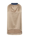 NÜ DIEM Top halternek Tops en t-shirts 476 Navy Mix
