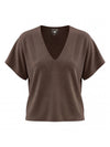 NÜ DITTE RONNIE top Tops en t-shirts 289 Brown