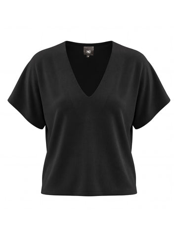 NÜ DITTE RONNIE top Tops en t-shirts Zwart