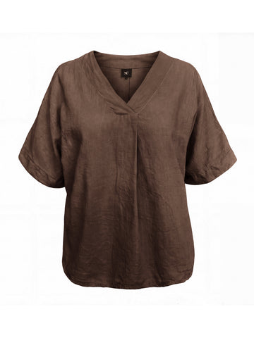 NÜ DORIS Linnen Blouse Blouses 289 Brown