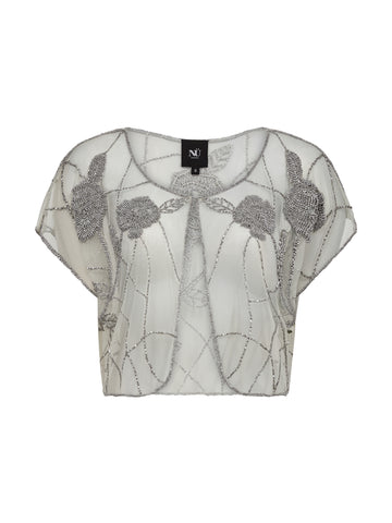 NÜ DEE Bolero Vest 112 Bone mix