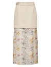 NÜ Drea Skirt Rokken 112 Bone mix