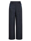NÜ EBBA-broek Broeken 480 Midnight Blue mix