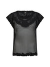 NÜ EBONI Top Tops en t-shirts Zwart