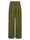 NÜ EDITH broek met hoge taille Broeken 346 Moss