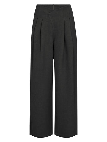 NÜ EDITH broek met hoge taille Broeken Zwart
