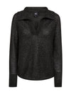 NÜ ELIETTE Blouse Gebreid Breigoed Zwart