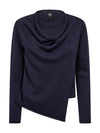 NÜ ELLA gebreide blouse Breigoed 476 Navy